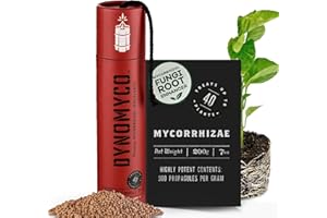 Inoculante de micorrizas DYNOMYCO® – Cepas de alto rendimiento – Fórmula concentrada – Mejora la absorción de nutrientes – Aumenta el rendimiento de las plantas (200 g/Up to 40 Plants)