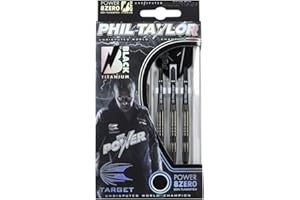 Target Darts - Freccette Phil Taylor Power 8Zero in Titanio con Punta Morbida