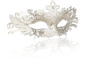 Goenb Venezianische Maske Damen, Maskenball Maske Damen Phantom Der Oper Maske Augenmaske Sexy Fledermaus Maske Damen für Halloween Karneval Cosplay