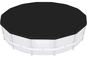 Bestway Cobertor Invierno para Piscina Desmontable con diámetro de 360 cm, multicolor, 360 x 120 cm