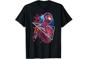 Marvel Spider-Man: Miles Morales Game Digital Neon Maglietta