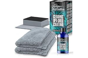 Pure Definition Ceramic Coating Kit, Over 3 Years Car Paintwork Protection, Hydrophobic Water Beading Paint Sealant, Ceramic Opti-Shield Comes With Cloth and Applicator Pad (50ml + 2 Cloths)