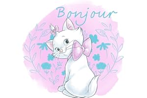 Komar Disney WB011-WB011-40 x 50 cm - Quadro da Parete con Stampa Artistica, Motivo: Aristogatti Marie, Decorazione per la cameretta dei Bambini, Dimensioni 40 x 50 cm (Larghezza x Altezza) | Senza