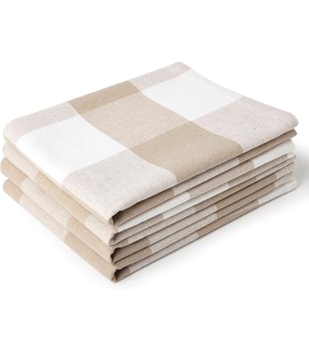 Lot De 8 Torchons Blancs En Coton Bio Non Pelucheux Pour Broderie Artisanat Teinture U2013 Torchons