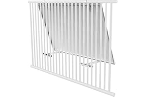 LEICKE ULL uchwyt balkonowy do wszystkich modułów solarnych I wytrzymały uchwyt na panel słoneczny ze stopu aluminium, mocowanie balustrady balkonowej, regulowany kąt 0° lub 15-30°