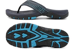 ChayChax Infradito Uomo Scarpe da Spiaggia e Piscina Antiscivolo Sandali Sportivi Pantofole Ciabatte da Mare Gomma Suola per Sostegno dell'Arco