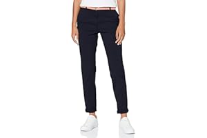 TOM TAILOR Pantalones Chinos Lisos con cinturón para Mujer