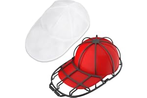 XQXA 1 x Washing Cap Protector Frame Guard Guard Protector for Baseball Caps in Washing Machine Fits Adults Kids Protective Grille Black