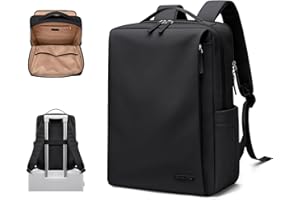 GOLF SUPAGS Zaino in Similpelle per Uomo Donna, Multifunzionale Resistente all'acqua Zaino da Viaggio, Zaino Porta PC Donna da 15.6 Pollici Notebook, per Lavoro Universita Viaggio