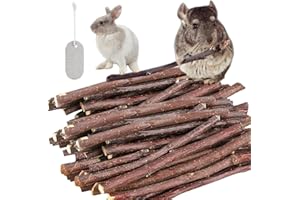 DYIOUXIN Palitos Manzana,200g Palitos para Masticar Manzana,Palitos de Manzana Roedores,Juguetes Masticar para Conejos,con Molienda de Dientes Minerales,para Conejos,Chinchillas,Conejitos,Hámster,Ardilla