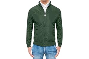 Evoga Giacca giubbotto uomo casual giubbino trench impermeabile primavera estate bomber