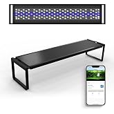 FZONE Aquarium Light With Controllo Tramite APP, Full Spettro Per Acquari Piantumati Da 24-31'', Timer Alba/Tramonto, 36W(Lig