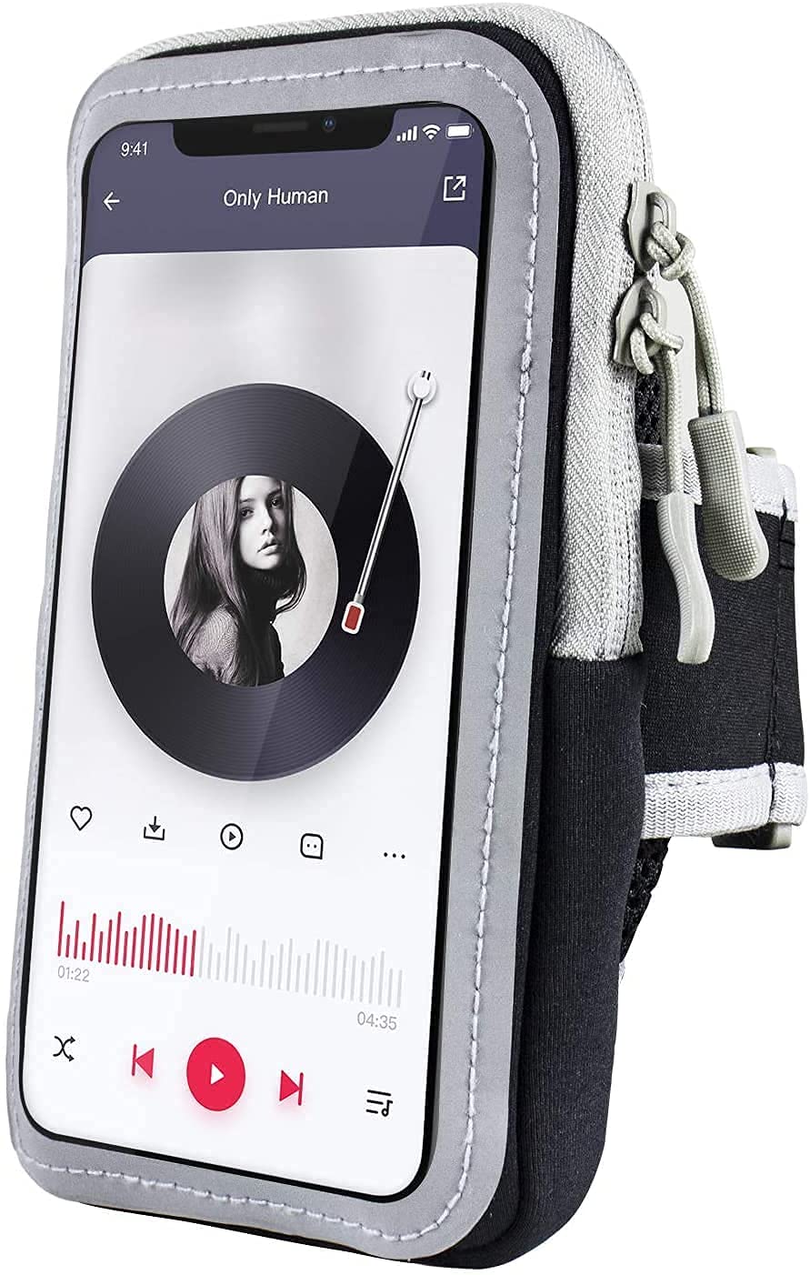 Ceuta Retails HOJI® All Android and iOS Mobile Phones Universal Waterproof Hand Fitness Armband Pouch/Arm Belt/Case for Running Hiking Jogging Sports and Activities, Up to 6.5inch - Multi Color