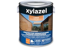XYLAZEL 2163504 Lasur Protector Hidrofugante Satinado, Color Gris, 2.5 l