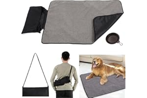 BANGMINDA Coperta per Cani Gatto Animali Domestici Copertina Coperta da Letto Tappetino 100 x 70 cm Coperta Impermeabile per Cani con Borsa per Cani Cucciolo Gatto Esterne Interno