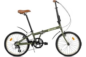 FabricBike Folding Bicycle Alloy Frame Single Speed 3 Colours