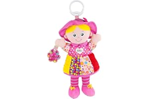 LAMAZE My Friend Emily, Clip on Pram and Pushchair Newborn Baby Toy, Sensory Toy for Babies Boys and Girls from 0 to 6 Months