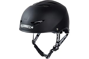 HardnutZ Street Bike Helmet - Various Sizes | Gloss & Rubber Coated | HN102 | For Adult & Kids | For Urban Cycling, BMX, Skateboard, Scooter or Roller Blade Helmets | Lightweight | EU & UKCA Certified