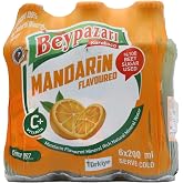 Beypazarı Tangerine Mineral Water (6x200ml)