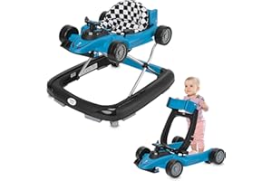 IB-STYLE ib style® LITTLE SPEEDSTER | 2 in 1 | Trotteur bébé | Baby walker | avec effet sonore | EN 1273:2020 | BLEU