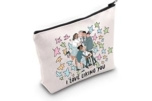 WZMPA Nick and Charlie Fans Kosmetiktasche Herzstopper Jungen Liebe Comic inspiriertes Geschenk I Love Liking You LGBT Comic Reißverschlusstasche für Damen und Mädchen, I Love Liking You, Passform
