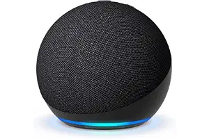 Echo Dot (5.ª generación, modelo de 2022) | versión internacional | Altavoz inteligente con Alexa | Antracita | No disponible en portugués (Portugal)