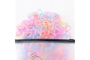 JGYCVBU 250 Mini Fasce Elastiche, Elastici Piccoli per Treccine. Elasticini Piccolini Capelli per Bambini Capelli, Trecce Capelli, Acconciatura da Sposa e di Più (Colorato)