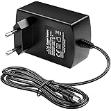 ZOSI DC 12V 2A Netzteil Adapter Trafo Power Supply Netzgerät 5.5mm x 2.1mm EU-Stecker mit 1 Meter Kabel für CCTV DVR Kamera Schwarz