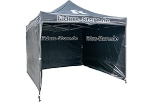 Weber GmbH Riders Store Easy-Up Rennzelt 3 x 3 m inkl. 3 Seitenwände