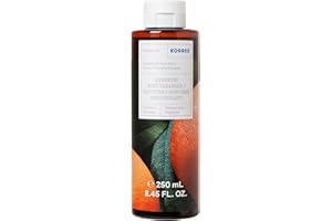 ‎KORRES KORRES Grapefruit Sunrise Revitalisierendes Duschgel mit aktiv Aloe-Vera und fruchtigem, frischen Duft, zum Duschen, Baden & Rasieren, dermatologisch getestet, vegan, silikon- und parabenfrei, 250 ml