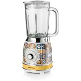 Ariete Positano Cam Blender 0583/0P - 1000 Watt, 1,5 Litre Kapasiteli Cam S&uuml;rahi, Buz Kırma Fonksiyonu, 4 Paslanmaz &Ccedil;elik Bı&ccedil;