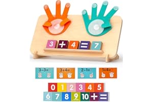 ZYLYVE Educativo Juego Educativo para niños en Edad Preescolar (2-4 años): Material matemático manejable con Valor Educativo, Cubos para el recuento, Juego