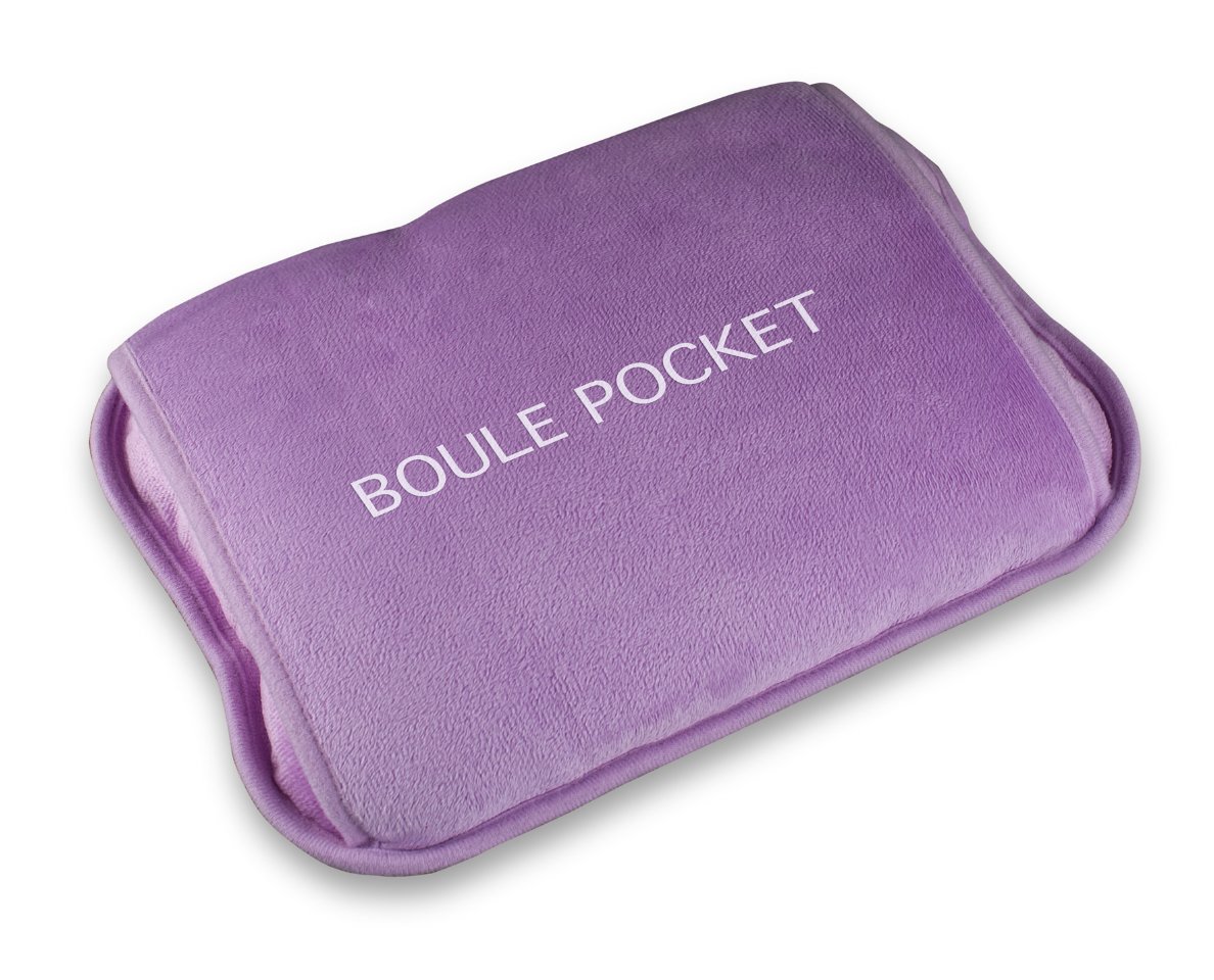 MACOM Boule Ultramorbida Elettrica, Riscaldabile in soli 12 minuti, Senza Filo con Tasca per Le Mani, Lilla, Enjoy & Relax 920 Boule Pocket