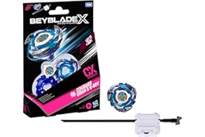 BEYBLADE Bey Blade X Courage Dran S 6-60 V CX Starter Pack Set Attack Type Top et Lanceur ; authentique Takara Tomy Battle Tops Games, Jouets pour garçons et filles 8+