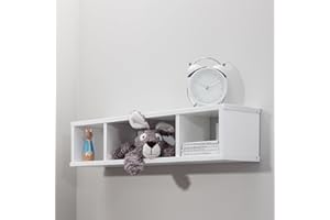 Noa and Nani Shelving Unit Wall Mounted Cube In Classic White