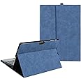 Heycase TPU Soft Shell Case for Microsoft Surface Pro 11/10/9th 13 inch, Multiple Angle Stand with Pen Holder Compatible with Surface Pro 9/10/11 13" Signature Keyboard Cover,Blue