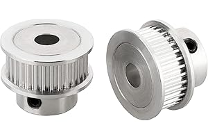 Turmberg3D - 2x GT2 puleggia dentata/pulley - 16 denti - foro-Ø: 6.35mm - cinghia di larghezza: 10mm (GT2-10 · 16T · Ø6.35)