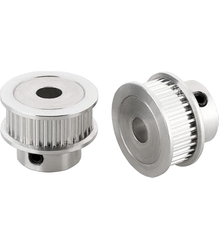 GT2, ruota dentata in alluminio, disco dentato 30 36 40 60 denti, foro ruota dentata 5 mm, 6,35 mm, 8 mm, 10 mm, 12 mm, larghezza dentata 6 mm, per stampante 3D