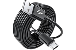 SIOCEN PS4-Ladekabel für Xbox One Controller, PS4-Ladekabel, Micro-USB-Kabel für Xbox One S/X Slim Elite Wireless Controller, Spiele,PS4 Charger Cable for Playstation 4 Dualshock 4 Charging Cable (2M)