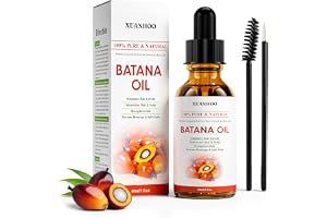 Batana-Olja för Hår 60ml, 100% Ren Naturlig Olja, Fuktgivande Eteriska Oljor, Vårdar Hårbotten, Förbättrar Hårstråle, Män Kvinnor