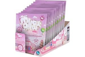 FREEDOM CONFECTIONERY Mini Pink & White Vanilla - Case 10x105g Packs - Vegan & 14 Allergy-Free