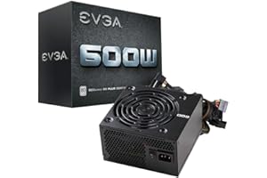 EVGA 600 W1, 80+ WHITE 600W, Fuente de Alimentación 100-W1-0600-K2