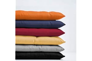 Waigg Kii Cuscino per panca da giardino a 2/3 posti, spessore 8 cm, 80/100/120 cm, cuscino rettangolare per chaise altalena, divano e sala da pranzo (150 x 40 cm, rosso)