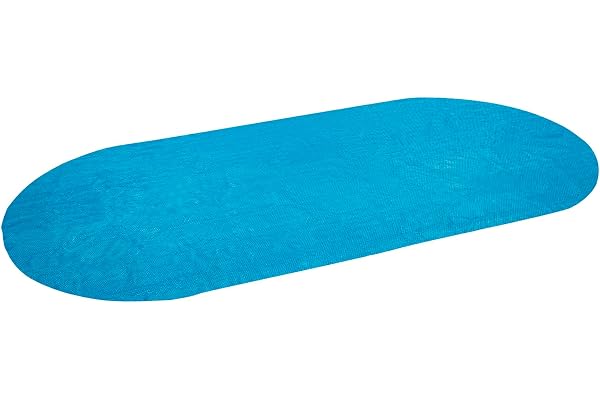 Bestway 58303E Bâche Solaire 280 X 180 cm pour Piscine Hors Sol Ovale Power Steel™ 300 X 200 X 84 cm