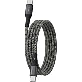 Type C-C, &Ouml;RG&Uuml;L&Uuml; 60Watt PD Hızlı Şarj Kablosu, 1Metre, REMORAX Wahoo (1Ad x 1Metre F&uuml;me)