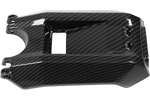 OEBUAFI Kolfiberbatterikåpa, ABS Dirt Bike Battery Protector Ersättning för SUR RON Light Bee X S, med Vattenöverföringsmönst