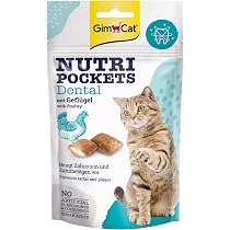 GimCat Crunchy Snacks Ente Mit Katzenminze – 5 X 50 G, Getreidefrei