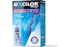 EXCILOR - VERRUXIT - Cryo Trattamento delle verruche - Crioterapia congelando la verruca fino alla radice - Mani e piedi - 50 ml