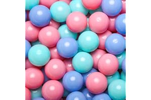 GOGOSO Ball Pit Balls for Toddler, Baby Plastic Playballs Kids Soft Pastel Non-Toxic BPA-Free, 100 Balls