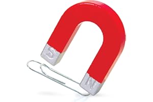 Tobar - 19022 - Aimant Fer à Cheval, Rouge et Gris